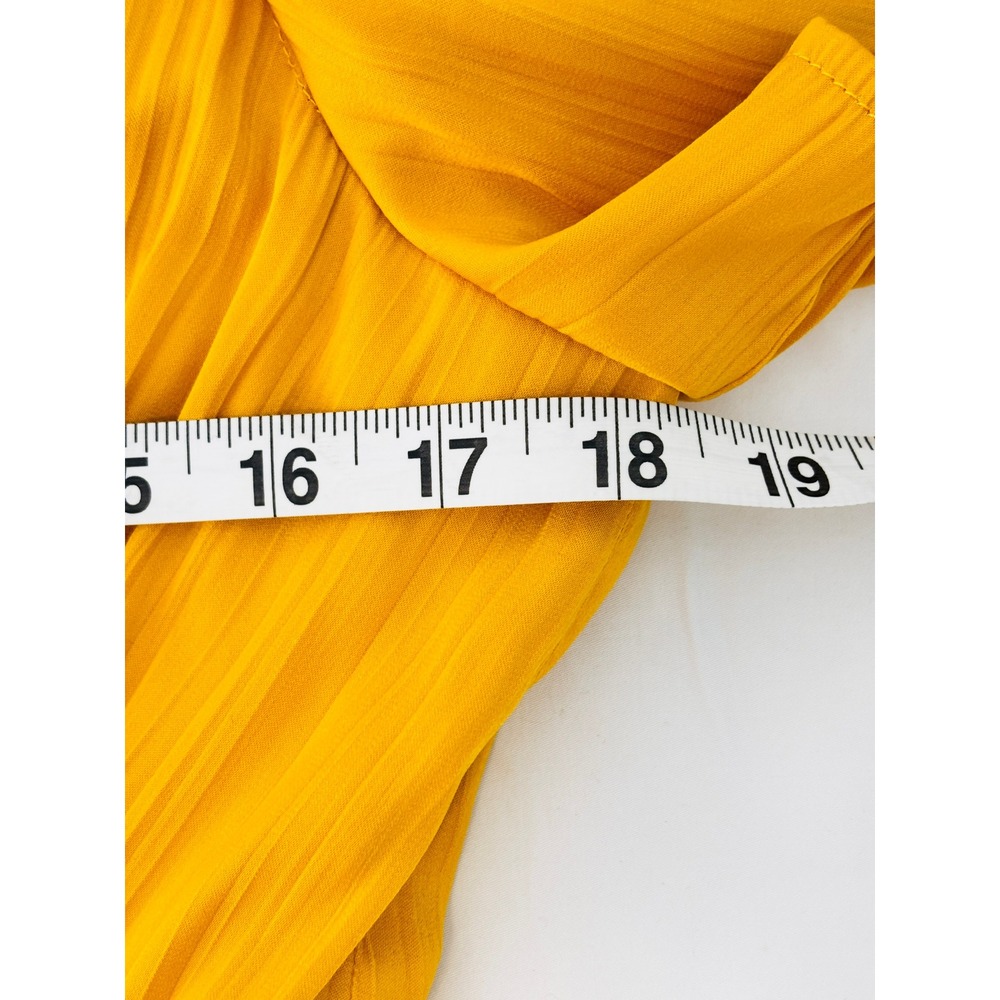 Anthropologie Somerset Maxi Dress — Mango — Size M — Silky Satin Feel - Picture 16 of 16